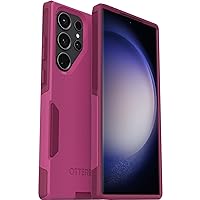 OtterBox Galaxy S23 Ultra (Only) - Commuter Series Case - Into The Fuchsia (Pink), Slim & Tough, Pocket - Friendly - with Port Protection - Non-Retail Packaging