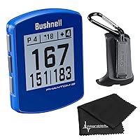 Bushnell Phantom 2 GPS Rangefinder with BITE Magnetic Mount and GreenView with Wearable4U Ultimate 3 Golf Tools Bundle