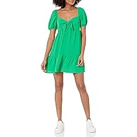 Speechless Women's Short Sleeve Babydoll Dress