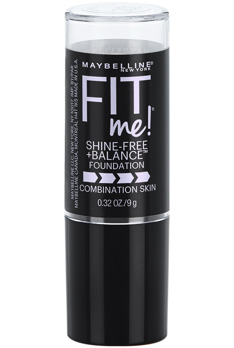 Maybelline New York Fit Me Shine-Free + Balance Stick Foundation, Pure Beige, 0.32 oz.