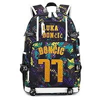 Basketball Player D-oncic Multifunction Backpack Travel Backpack Fans Bag For Men Women (Style 4)