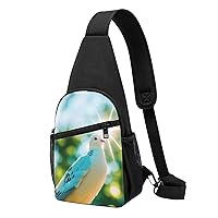 Pigeon Pattern Sling Bags For Man And Women Crossbody Chest Bag Shoulder Bag For Casual Sport Daypack