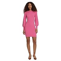 Donna Morgan Mixed Cable Knit Fall Winter Sweater Dresses for Women