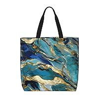 Banana Leaf Green Print Stylish Canvas Tote Bag,Casual Tote'S Handbag Big Capacity Shoulder Bag, For Shopping, Work