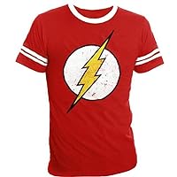 DC Comics Flash Men's Red Athletic T-Shirt