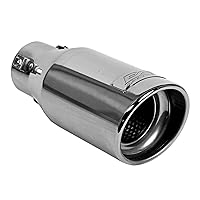 DC Sports Polished Stainless Universal Bolt On Exhaust Tip 2.25