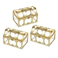 ERINGOGO 3pcs Crystal Jewelry Gift Packaging Case Treasure Chest Ring Organizer Party Favor Boxes Storage, 06RIL29G43AFY14BU