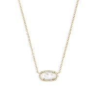 Elisa Pendant Necklace for Women, Fashion Jewelry, 14k Gold-Plated