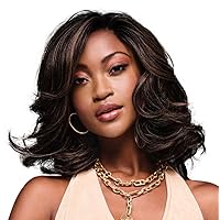Kim Kimble Jasmine Shoulder-Length Wig With Lush Layers and Glamorous Volume, Average Cap, MC2 4 Chocolate Truffle