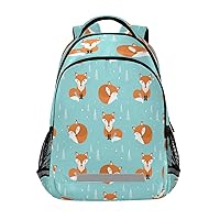 Fox Backpacks Travel Laptop Daypack School Book Bag for Men Women Teens Kids 8