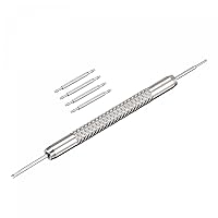 Watch Band Pins Replacement Kit, Stainless Steel 25mm Watch Spring Bars Pins 4Pcs with Dia 1.5mm Spring Bar Removal Tool (Size : 15mm)