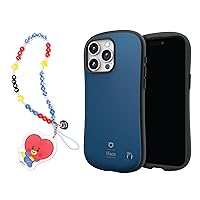 iFace iPhone 15 Pro Max First Class Case [Coral Blue] + BT21 Baby Beaded Charm Strap [TATA]