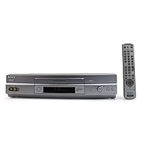 Sony SLV-N750 Full Chassis 4-Head Hi-Fi VCR (Renewed)