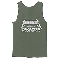 The Best Birthday Gift Legends are Born in December Men's Tank Top