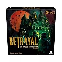 Avalon Hill Hasbro Gaming Betrayal at The House on The Hill 3rd Edition Cooperative Board Game,Ages 12 and Up,3-6 Players,50 Chilling Scenarios