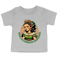 Viva La Princesa Mexicana Baby Jersey T-Shirt - Print Baby T-Shirt - Art T-Shirt for Babies