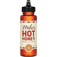 Mike’s Hot Honey, 12 oz Squeeze Bottle (1 Pack), Honey with a Kick, Sweetness & Heat, 100% Pure Honey, Shelf-Stable, Gluten-Free & Paleo