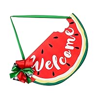 Watermelon Welcome Listing Decoration for Home Nativity Decor Welcome Summer Home Décor Welcome Door Sign Watermelon Door Hanger Watermelon Door Sign Front Door Welcome Card Cloth