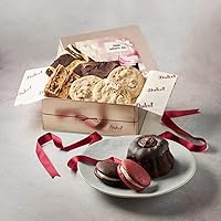 Dulcet Gift Baskets Delightful Sweet Sampler Mother’s Day Gift Tin Filled with Fresh Baked Pastries Our Award-Winning Brownies Great Gift for Mom, Girlfriend, Women, and Friends