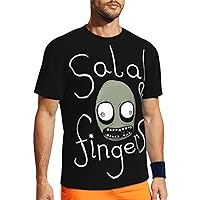 Anime Salad Fingers T Shirt Mens Summer O-Neck Tops Casual Short Sleeves Tee