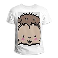 Cute Hedgehog Unisex T-Shirt Fashion Round Neck Casual Sports Top