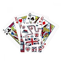 Tower Big Ben Ballon Soldier UK Landmark Flag Poker Playing Magic Card Fun Board Game