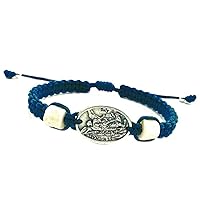 St Michael the Archangel Bracelet/Medjugorje Stone Beads/Catholic Protection Gift