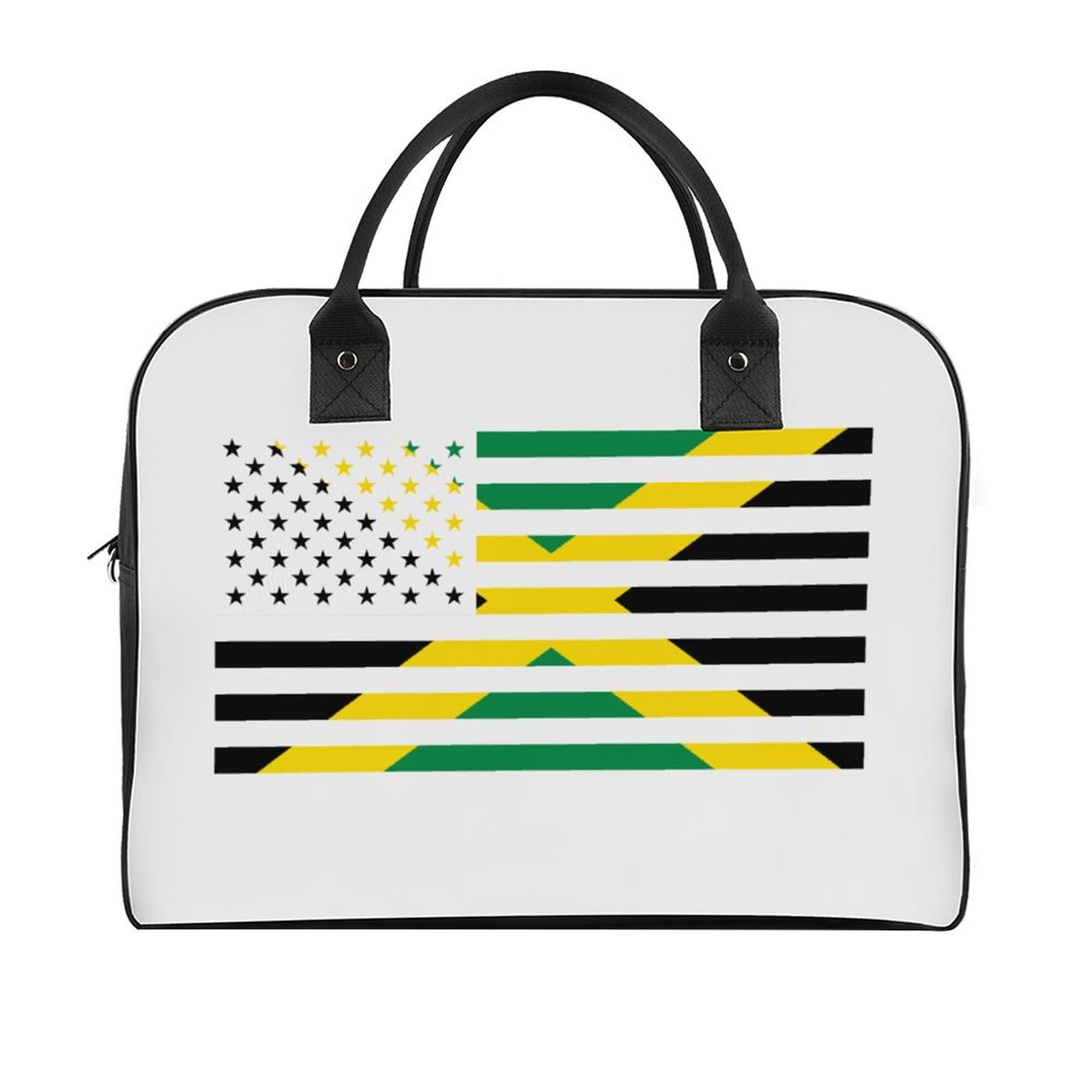 Jamaica American Flag Large Crossbody Bag Laptop Bags Shoulder Handbags Tote with Strap for Travel Office