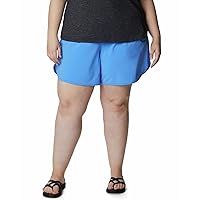 Columbia Women's Plus Size Bogata Bay Stretch Shorts (Harbor Blue, 1X)