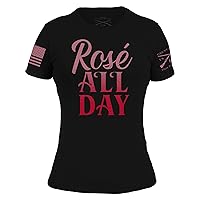 Grunt Style Rosé All Day Women's Slim Fit T-Shirt