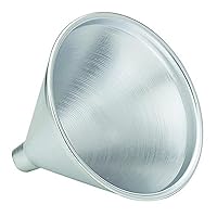 HIC Kitchen Aluminum Funnel for Liquids and Dry Goods, 2-Ounces, Silver