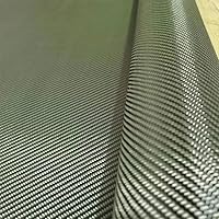 1PC Kevlar Black Green Twill Jacquard Pattern Parts Modified DIY Surface Decoration 3K Carbon Aramid Fiber Blend Knitted Fabric (Size : 50cmX100cm)