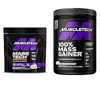 Mass Gainer Extreme 2000 Protein Powder + 100% Mass Gainer Creatine for Muscle Growth and Strength Gains