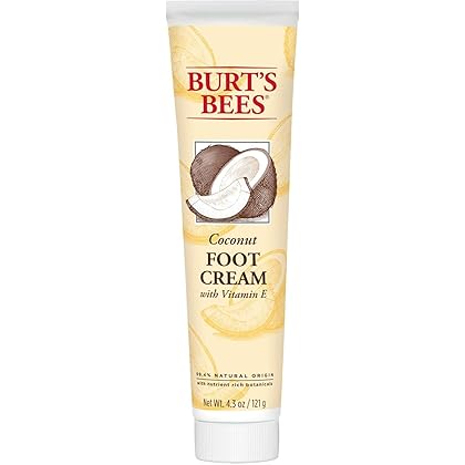 Burt's Bees Coconut Oil Foot Cream, Package May Vary, 4.3 Oz