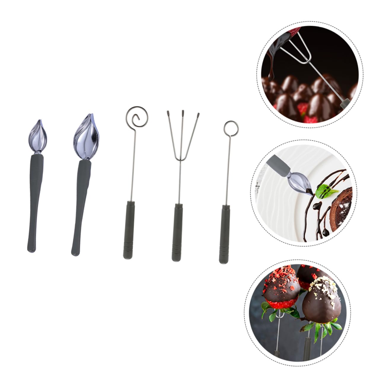 BESTOYARD 1 Set Plate Tool Dessert Spoons Painting Pencil for Sauce Chef Drawing Spoon Plated Decoration Spoons Desert Decor Precision Tools Pro Tools Sauce Spoon Candy Pp Cooking