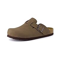 CUSHIONAIRE Women's Hana Cork Footbed Clog with +Comfort, Wide Widths Available