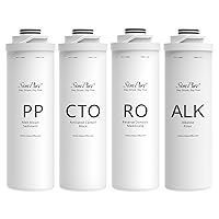 One Set of Filter for T1-400ALK Reverse Osmosis System Water Filter Replacement Cartridge