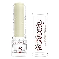 wet n wild Perfect Pout So Pouty Shine Tinted Lip Balm Coconut Flavored, Hyaluronic Acid, Vegan Collagen, Moisturizing For Dry Lip Care, Clear