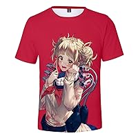 Anime Shirt 3D Print Novelty T-Shirt Fashion Short Sleeve Tee for Men and Women Graphic Crew Neck Comic T-Shirt.