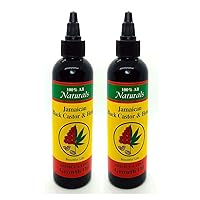 Beautiful Life Black Castor & Hemp Jamaican Black Castor Oil Infused with Hemp Seed Oil 4oz (2ea)