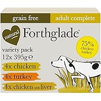 12 x 395g Forthglade Complete Grain Free Multi Case Chicken