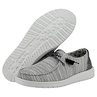 Hey Dude Women's Wendy Canvas | Women’s Shoes | Women’s Lace Up Loafers | Comfortable & Light-Weight