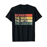 Richard The Man The Myth The Legend Vintage Gift for Richard T-Shirt