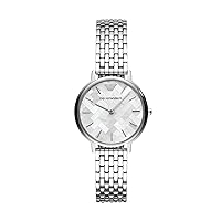 Emporio Armani Women's AR11112 Dress Analog Display Quartz Silver Watch