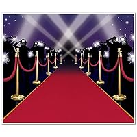 Red Carpet Insta-Mural Party Accessory (1 count) (1/Pkg)