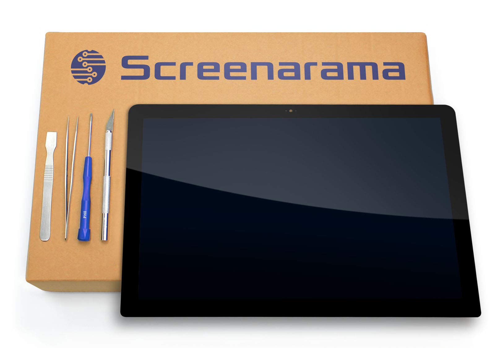 SCREENARAMA New Touch Screen Assembly for ASUS Chromebook Flip C100PA-DB02, HD 1280x800 Digitizer Bezel LCD LED Display with Tools