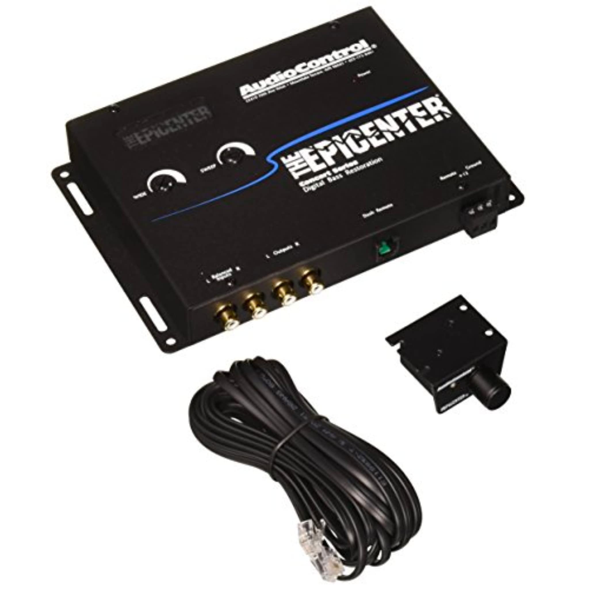 AudioControl Epicenter Digital Bass Control Processor, Car Audio Enhancer with Wired Remote Control (Black)