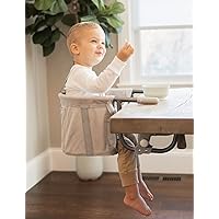 Regalo Easy Diner Hook-On High Chair, Award Winning Brand, Includes Storage Pocket, Rubber Bumpers to Protect Surfaces, and Fast Compact Foldable Design for Home and Travel Use