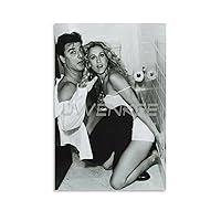 Sex And The City Mr.Big Carrie Bradshaw Toilet Sex W Poster Decorative Painting Canvas Wall Art Living Room Posters Bedroom Painting 08x12inch(20x30cm)