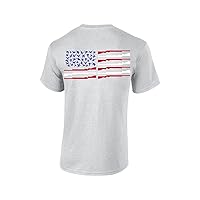 Droppin Drake Southern Apparel American Duck Flag Mens Short Sleeve T-Shirt Graphic Tee